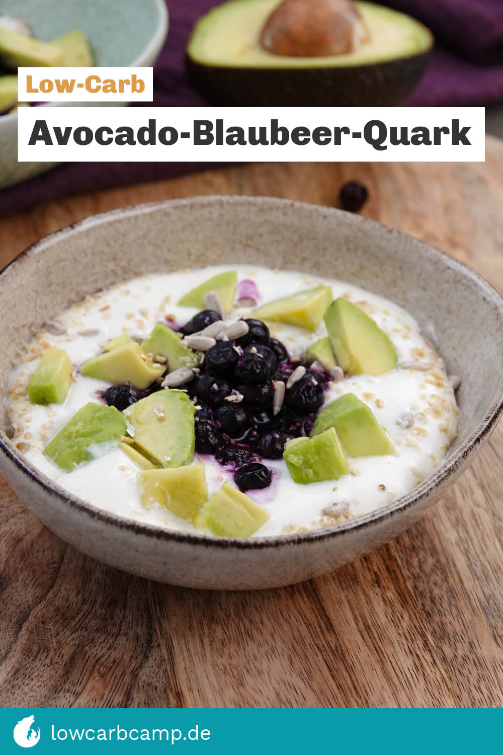 Avocado-Blaubeer-Quark 