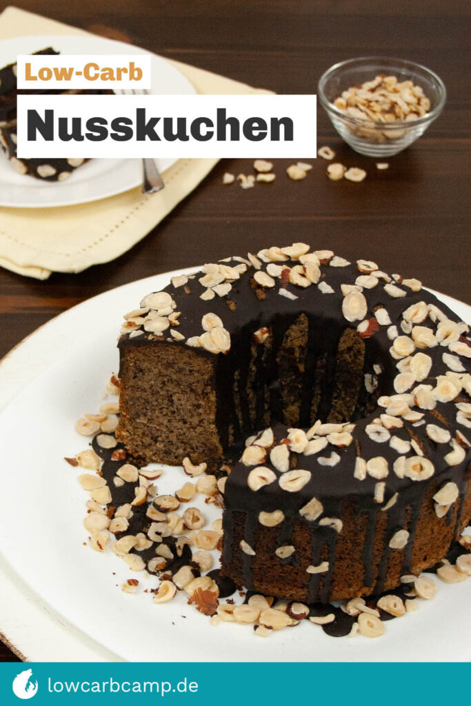 Saftiger Nusskuchen Low-Carb, Glutenfrei Und Ohne Zucker 🌰🍫