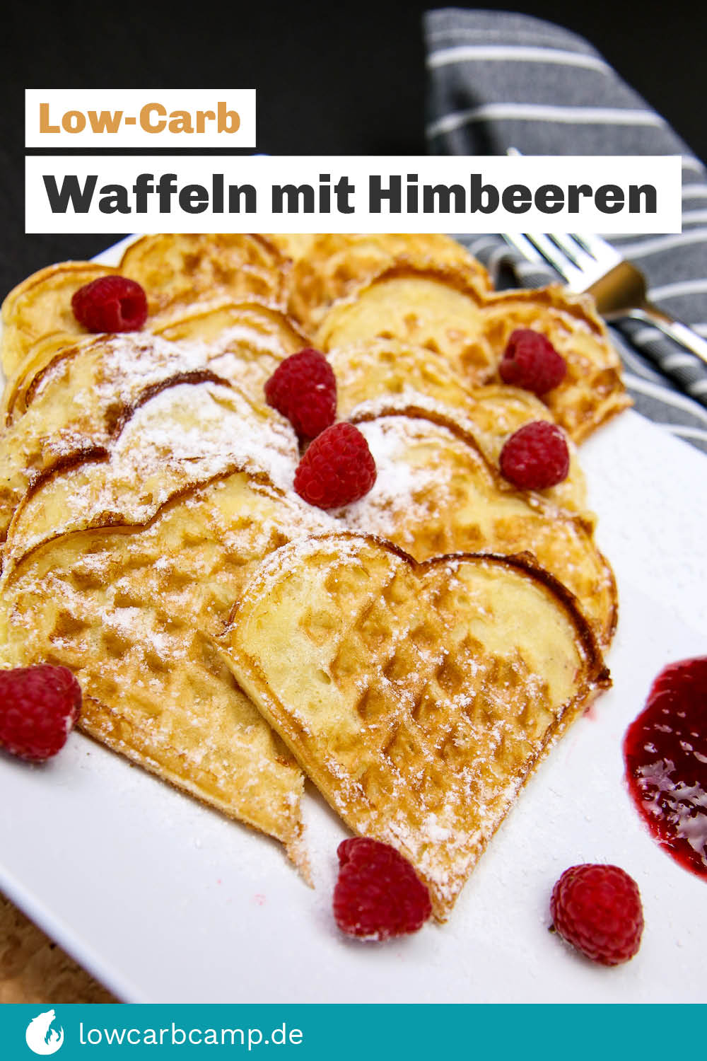 Waffeln Mit Himbeeren Fruchtig Suss Low Carb Naschen