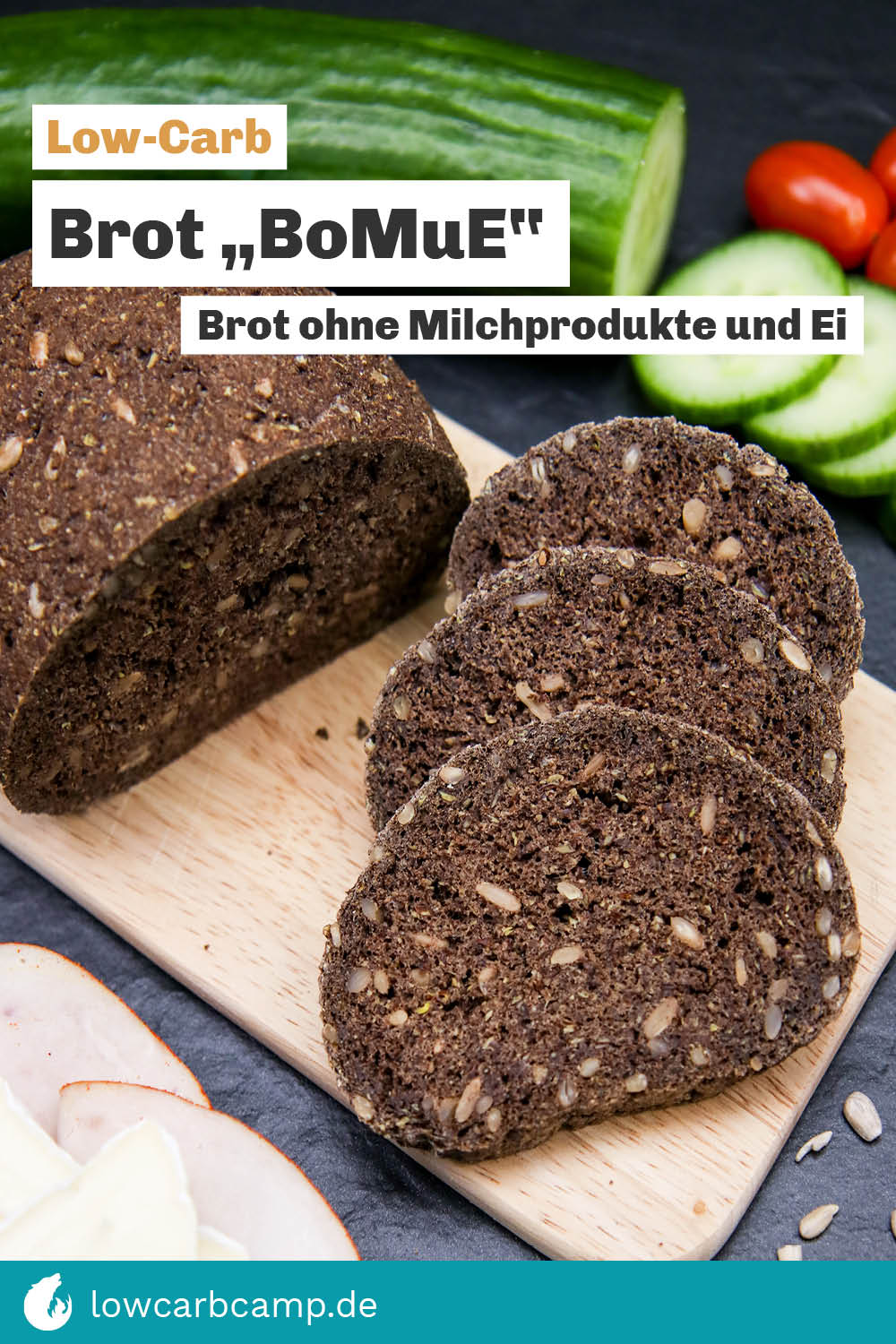 Low-Carb Brot "BoMuE" - Ein Brot ohne Milchprodukte und Ei