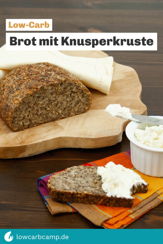 Low-Carb Brot mit Knusperkruste (vegan &amp; glutenfrei) 🍞🤩