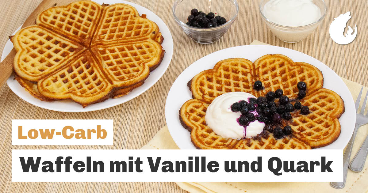 Low Carb Waffeln Mit Vanille Und Quark Lecker Fluffig