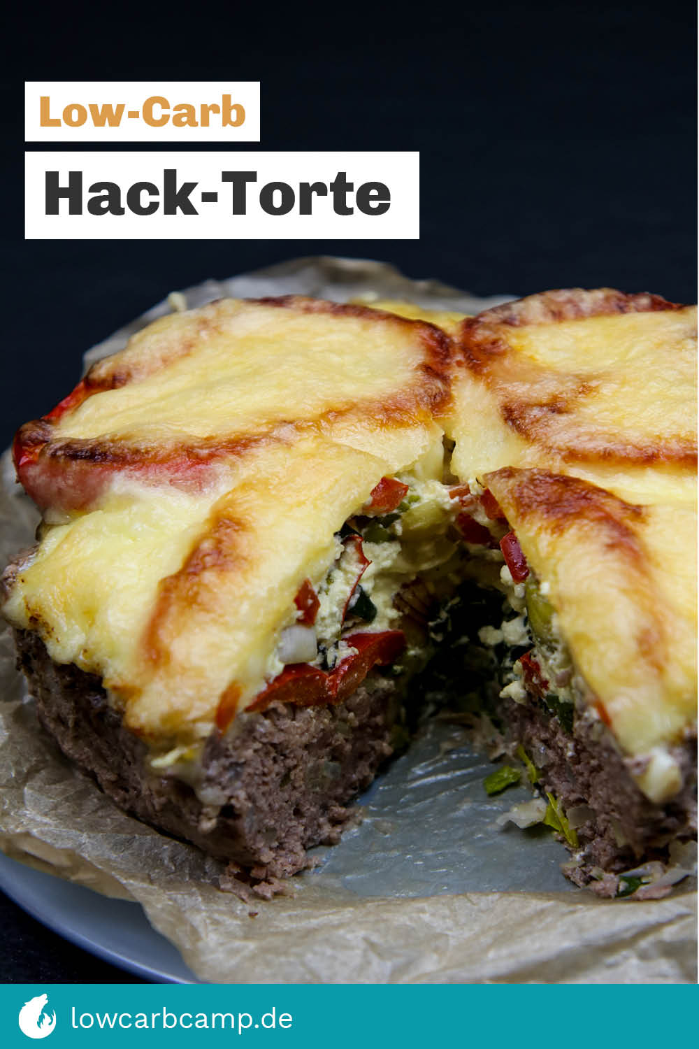 Hack-Torte (Low-Carb Rezept)
