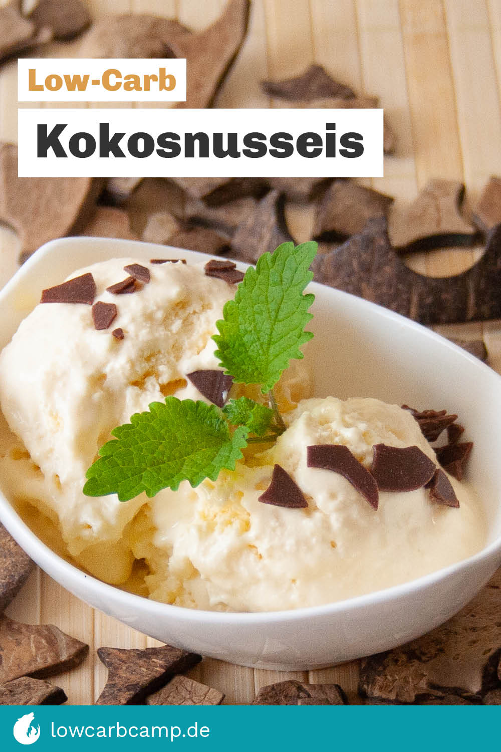 Kokoseis / Kokosnusseis Low-Carb Rezept 🥥😍 Lecker und gesund