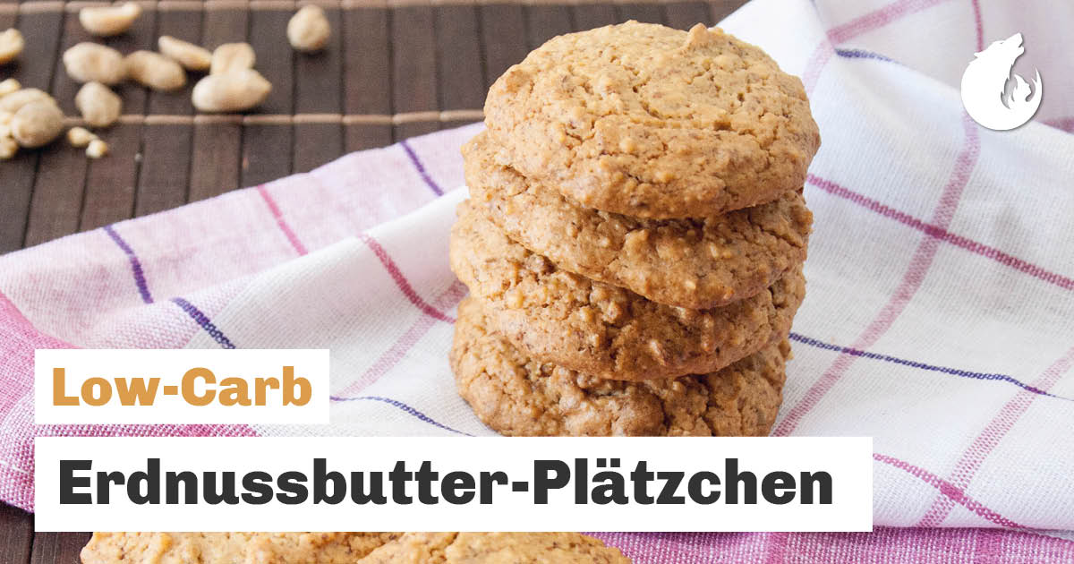 Erdnussbutter-Plätzchen 🍪🤩 Low-Carb &amp; Crunchy
