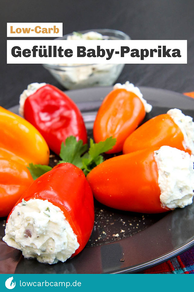 Gefüllte Baby-Paprika