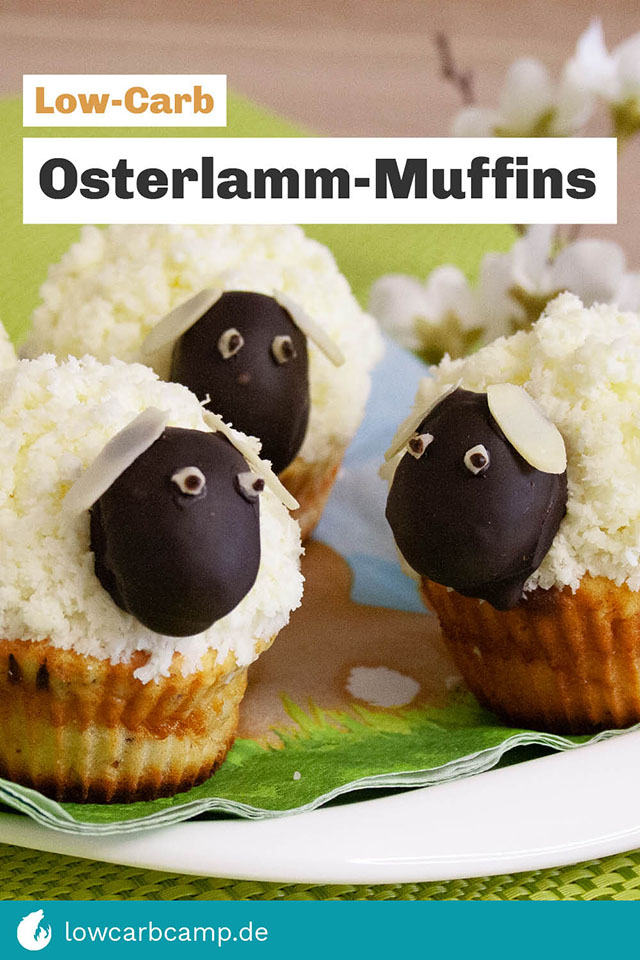 Osterlamm-Muffins Low-Carb