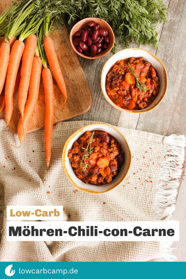 Low-Carb Möhren-Chili-con-Carne 🥕🌶 Würzig &amp; lecker 😍