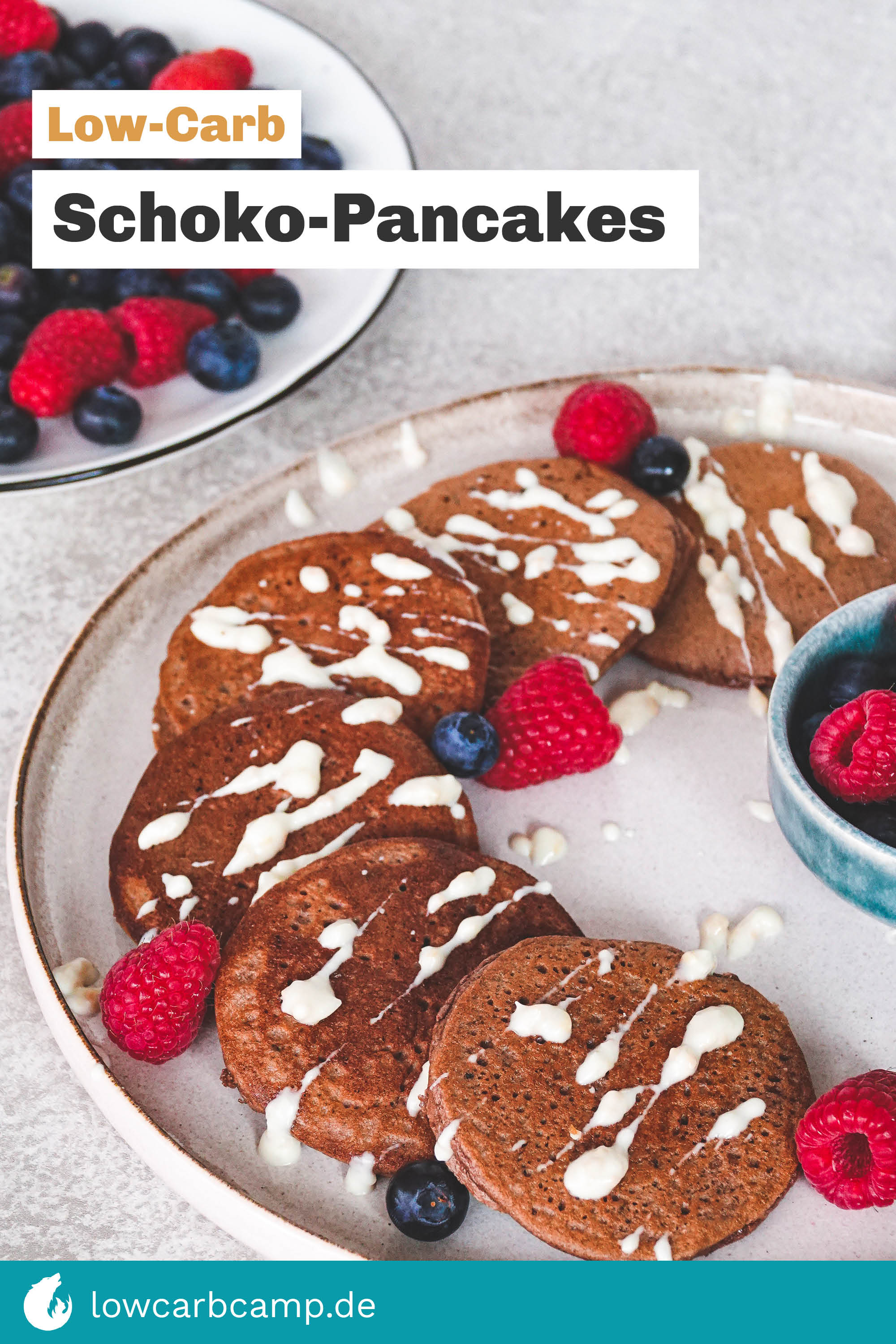 Low-Carb Schoko-Pancakes