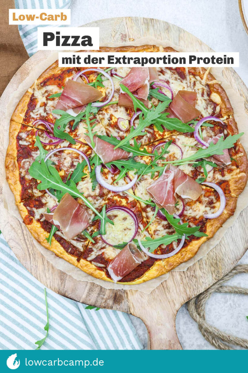 Low-Carb Pizza mit der Extraportion Protein