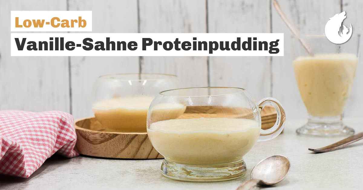 Vanille Sahne Proteinpudding 😍 Low Carb & reich an Protein 🙌🏻