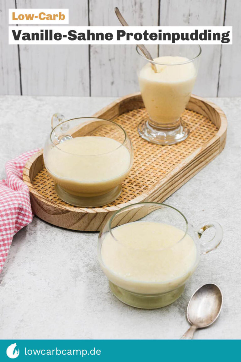 Vanille-Sahne Proteinpudding ? Low-Carb & reich an Protein ??