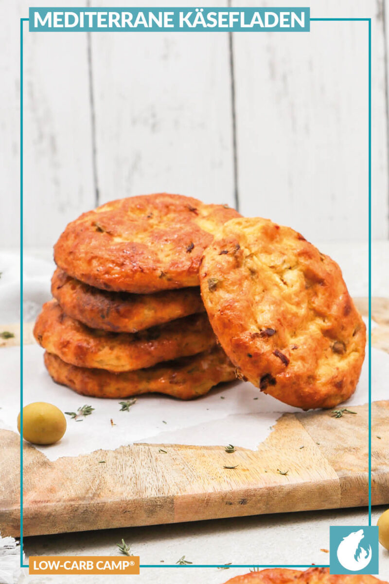 Mediterrane Käsefladen